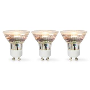 LED Pære GU10 – 3 stk | 345 lm | 4.5W | 2700K Varm Hvid