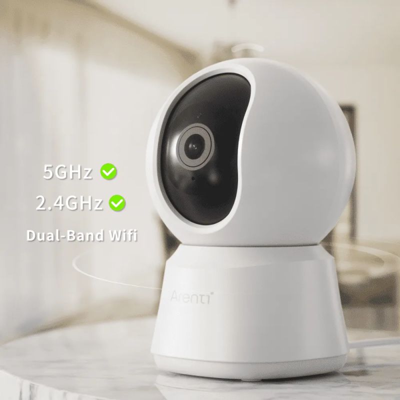 Laxihub P2Q Ultra HD 4MP Wi-fi indendørs kamera med pan og tilt
