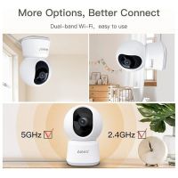 Laxihub P2Q Ultra HD 4MP Wi-fi indendørs kamera med pan og tilt