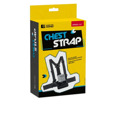 Speedlink brystsele til GoPro – Justerbar