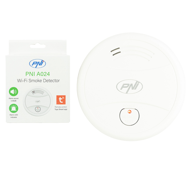 Røgalarm med Wi-Fi og Tuya Smart app – PNI A024