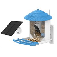 Fuglefoderautomat med kamera, solpanel og app – PNI PT035