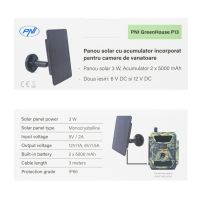 Solcellepanel PNI P13 – 6V/12V, 3W, 5200 mAh