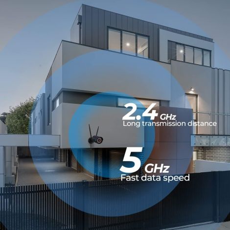 Reolink RLC-510WA udendørs Wi-Fi kamera med personsensor sort