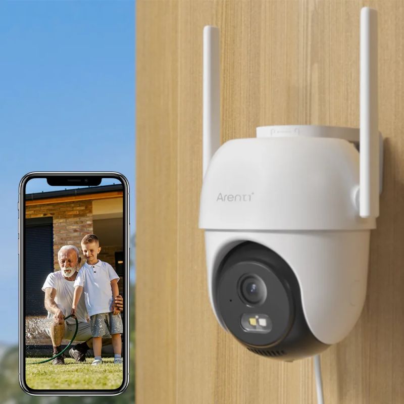 Laxihub OP1 Udendørs 4MP UHD Pan-Tilt og auto tracking