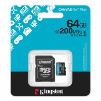 Micro SD kort 64 GB Kingston Canvas Go Plus Gen4