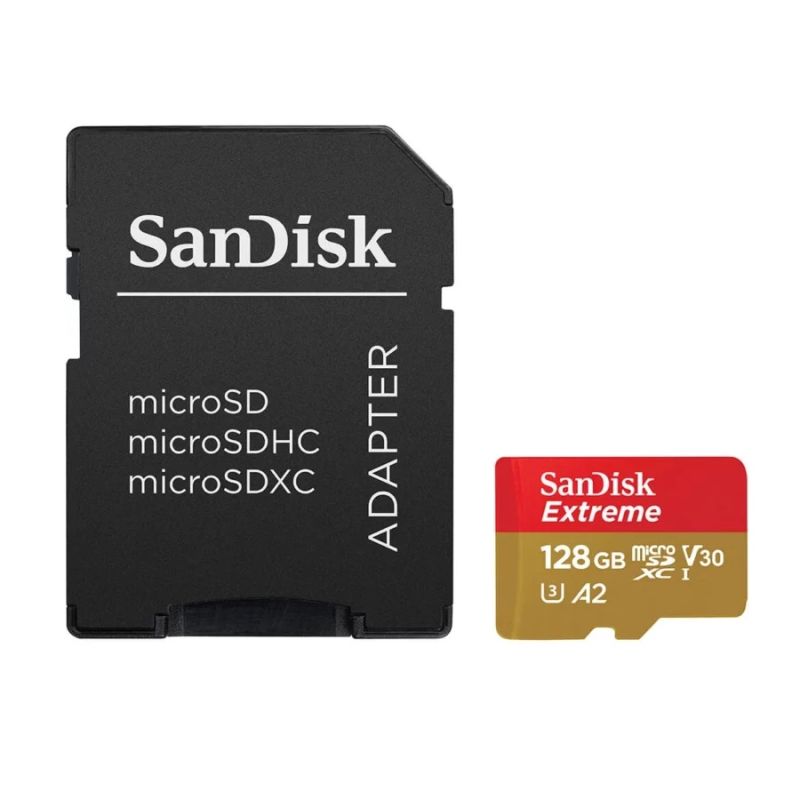 SanDisk Extreme micro-SD kort 128 GB UHS-I