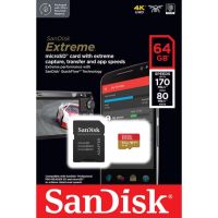 SanDisk Extreme micro-SD kort 64 GB UHS-I
