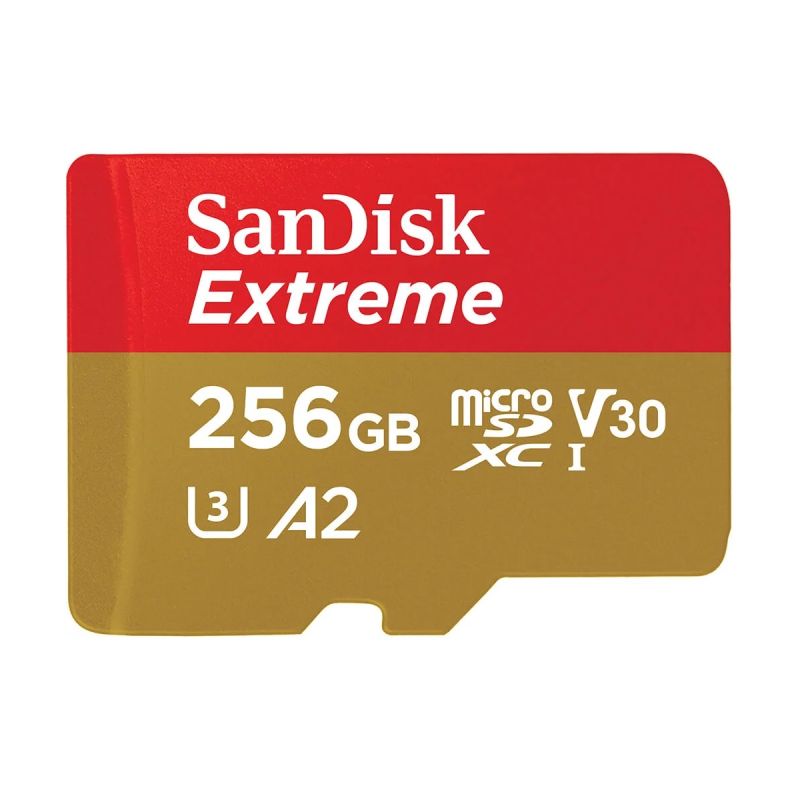 SanDisk Extreme micro-SD kort 256 GB UHS-I