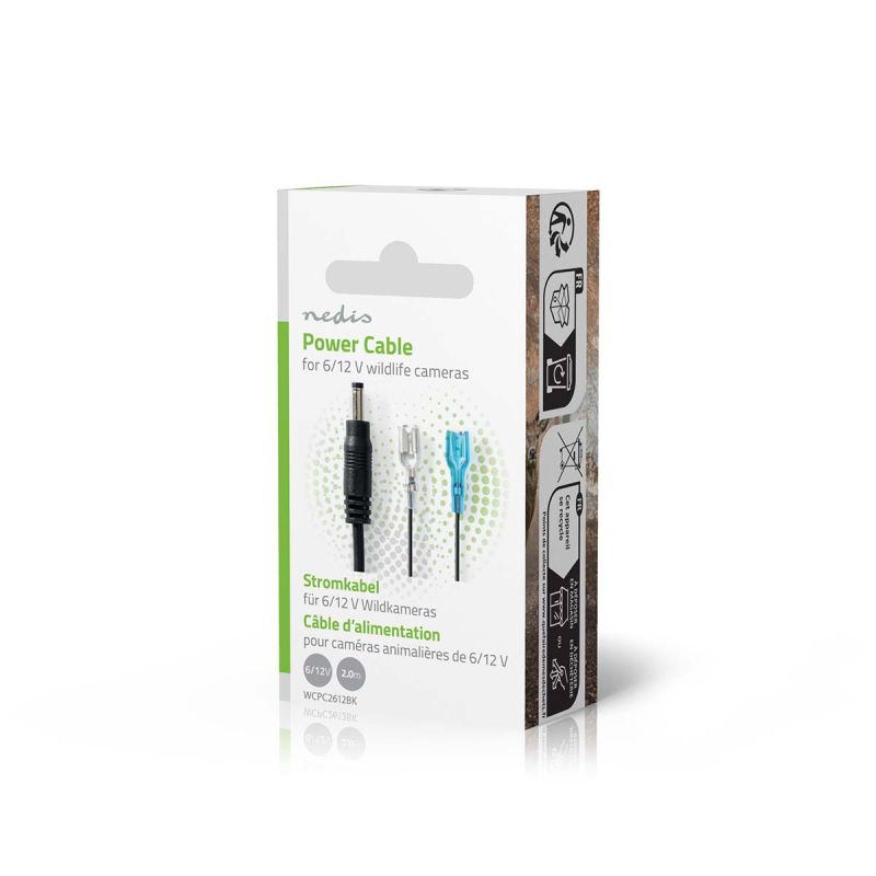 Strømkabel til vildtkamera 3,5 x 1,3 mm