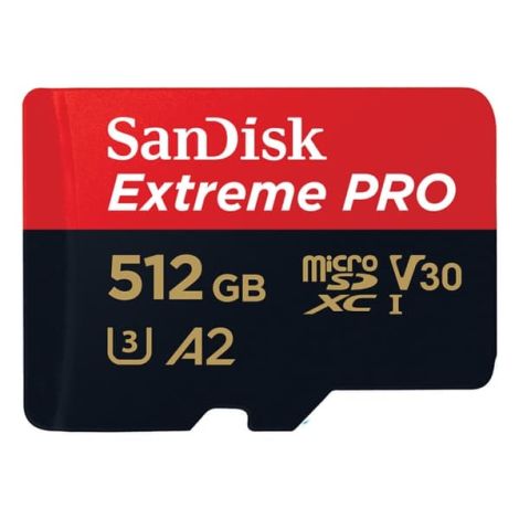 SanDisk Extreme Pro micro-SD kort 512 GB UHS-I 