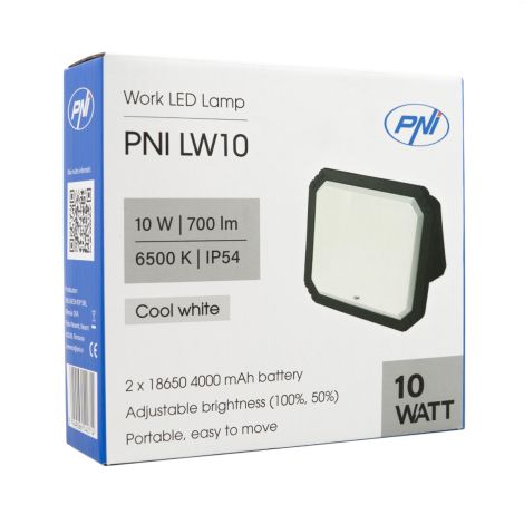 LED arbejdslampe – 10W, genopladelig, 700 lm