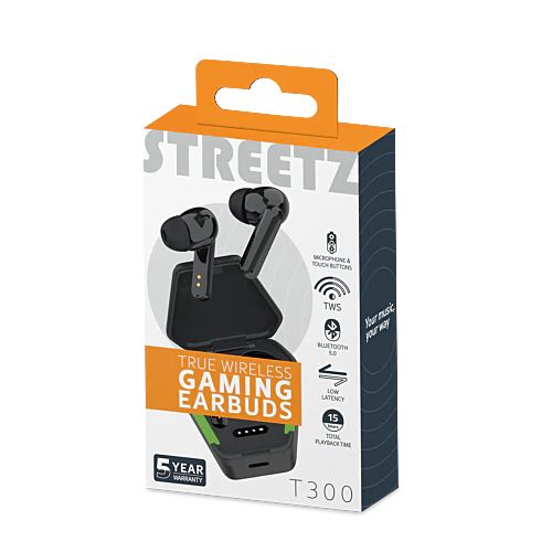 Trådløse gaming høretelefoner - sort