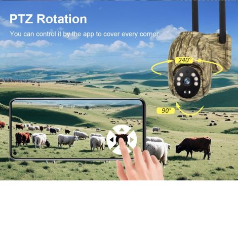 Hunters Choice LPV 4G Live panorama vildtkamera