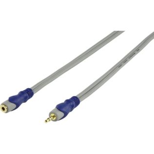 HQ stereo lydkabel 3,5 mm han til 3,5 mm hun – 5 m