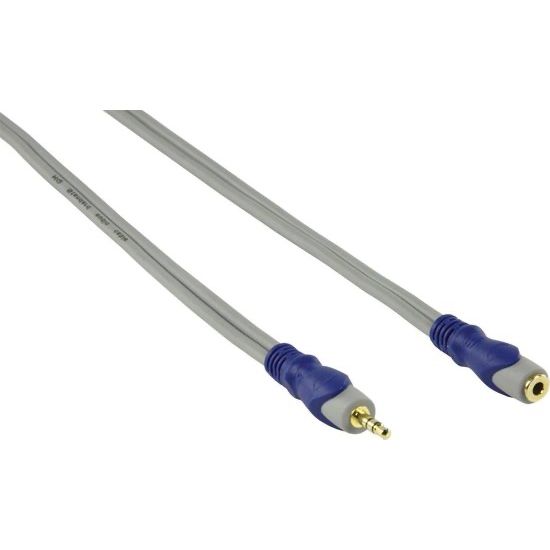 HQ stereo lydkabel 3,5 mm han til 3,5 mm hun – 5 m