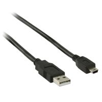 USB kabel - USB-A han/USB mini B han - 5 m