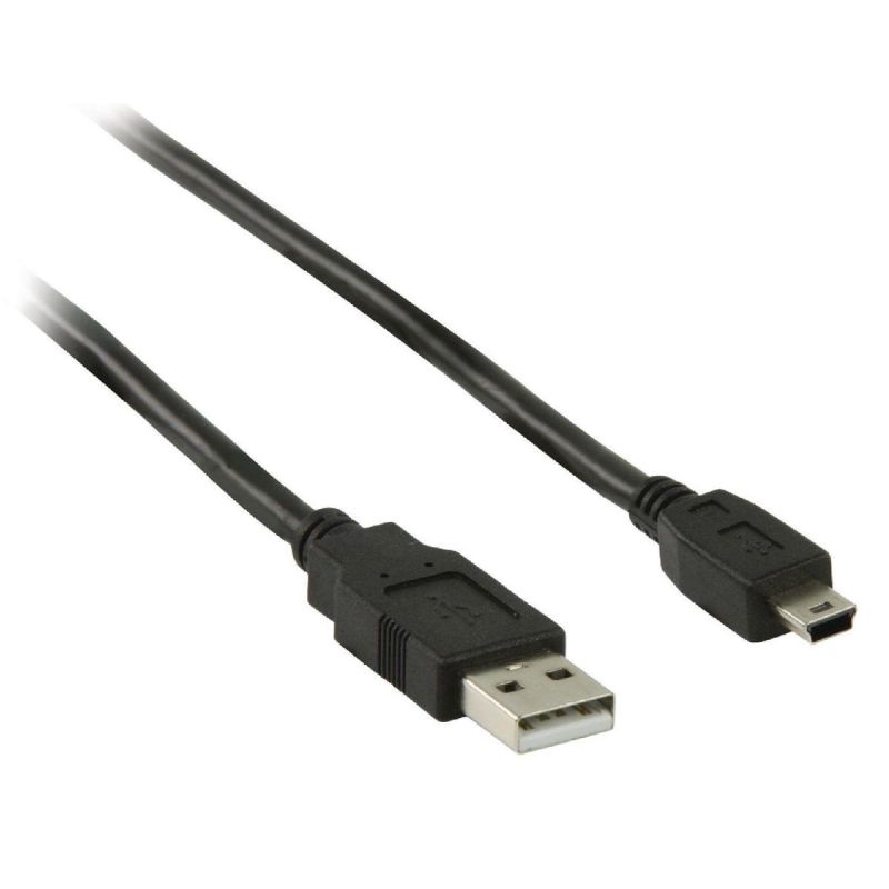 USB kabel - USB-A han/USB mini B han - 5 m