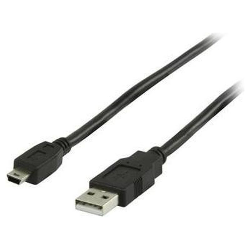 USB kabel - USB-A han/USB mini B han - 5 m