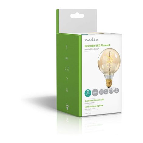 Dæmpbar LED filamentpære E27 – 5 W