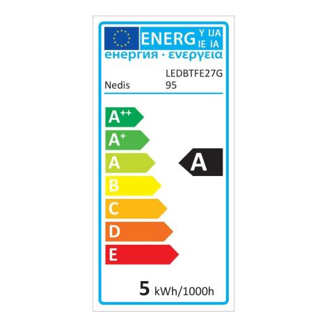 Dæmpbar LED filamentpære E27 – 5 W