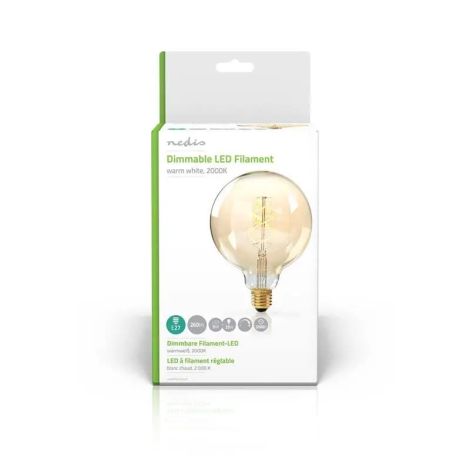 Dæmpbar LED filamentpære E27 – 5 W - G125