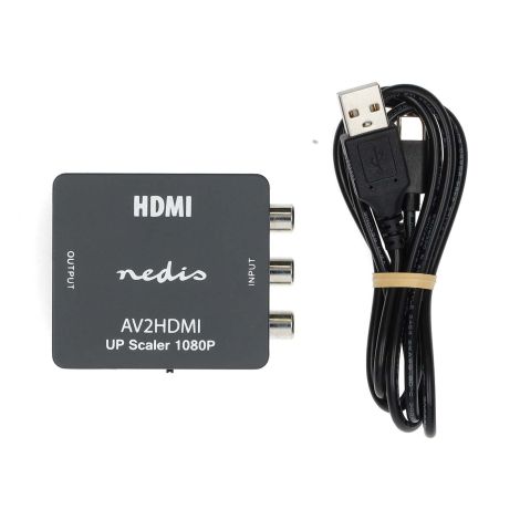 HDMI konverter - 3 x RCA hun til HDMI – 1080p