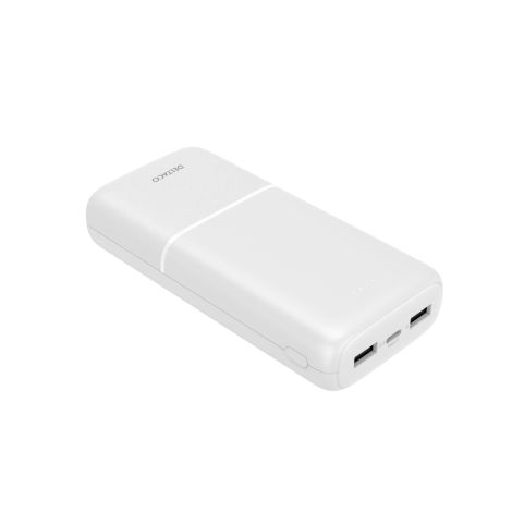Powerbank 20.000 mAh med 2 x USB-A og 1 x USB-C
