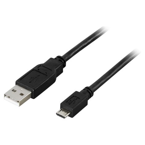 USB-A til Micro-USB kabel 2 m – USB 2.0