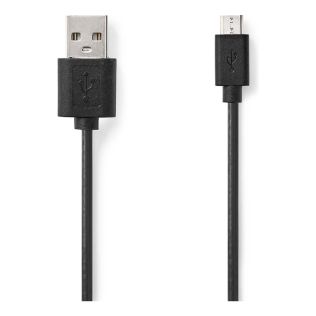USB-A til Micro-USB kabel 2 m – USB 2.0
