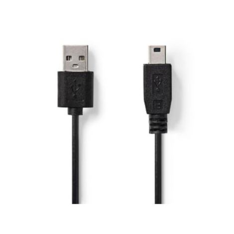 USB 2.0 kabel - USB-A hun til Mini 5-pin han – 1 m