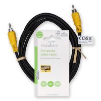 Videokabel med RCA-stik 2 m