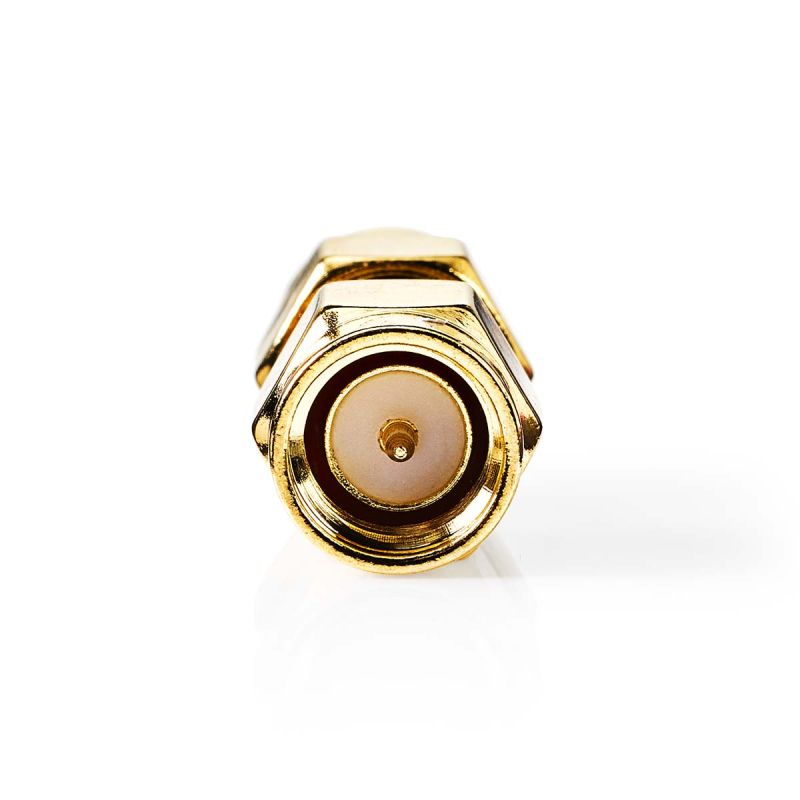 SMA adapter han til han – 50 Ohm, guldbelagt - 2 stk