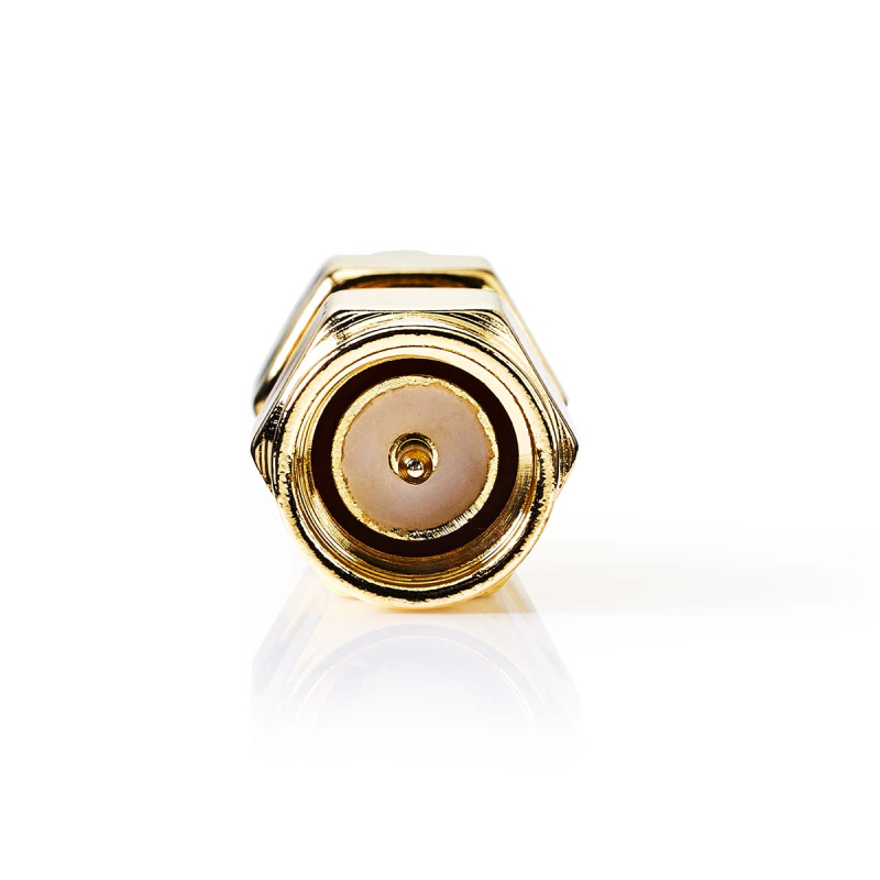 SMA adapter | SMA Han Omvendt polaritet | SMA Han | Guldplateret | 50 Ohm | Lige | Kobber | Guld | 2 stk. | Konvolut