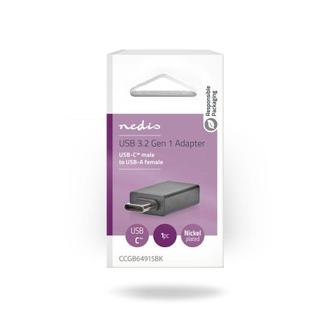 USB-C han til USB-A hun adapter – USB 3.2 Gen 1