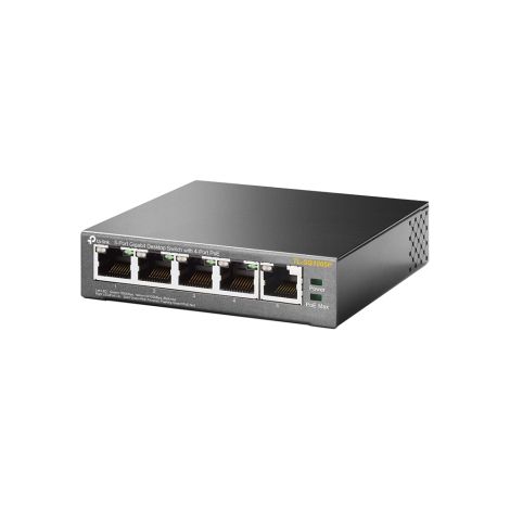 5-ports Gigabit PoE-switch – 4× PoE, RJ45