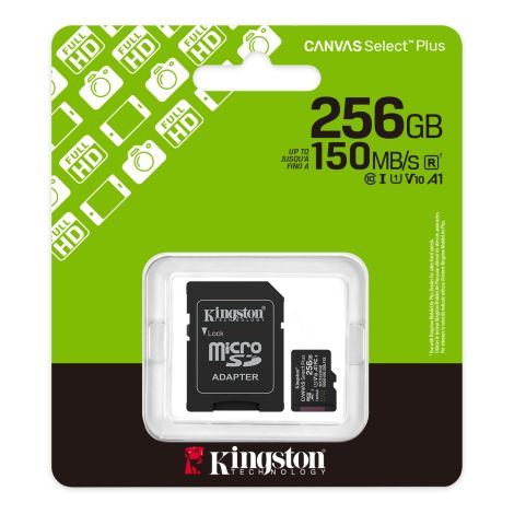 Kingston 256GB microSDXC Canvas Sel+ G3