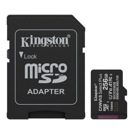 Kingston 256GB microSDXC Canvas Sel+ G3