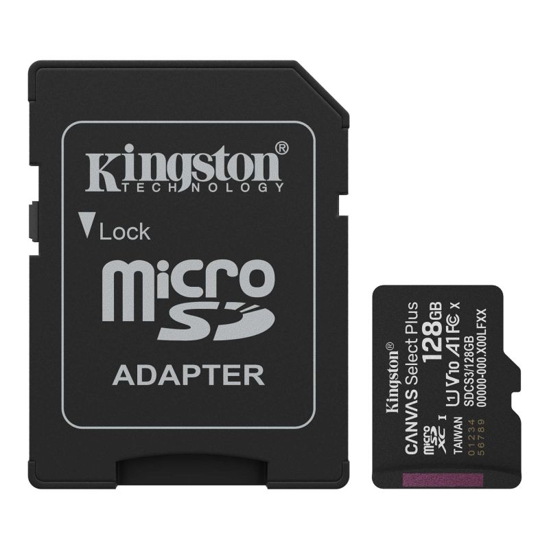 Kingston 128GB microSDXC Canvas Sel+ G3