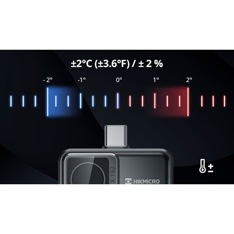 Kompakt termisk kamera til smartphone (Iphone og Android)