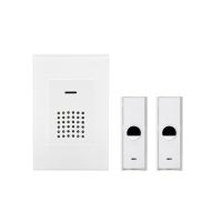 Ringeklokke - Trådløs med 2 trykknapper – 50 m