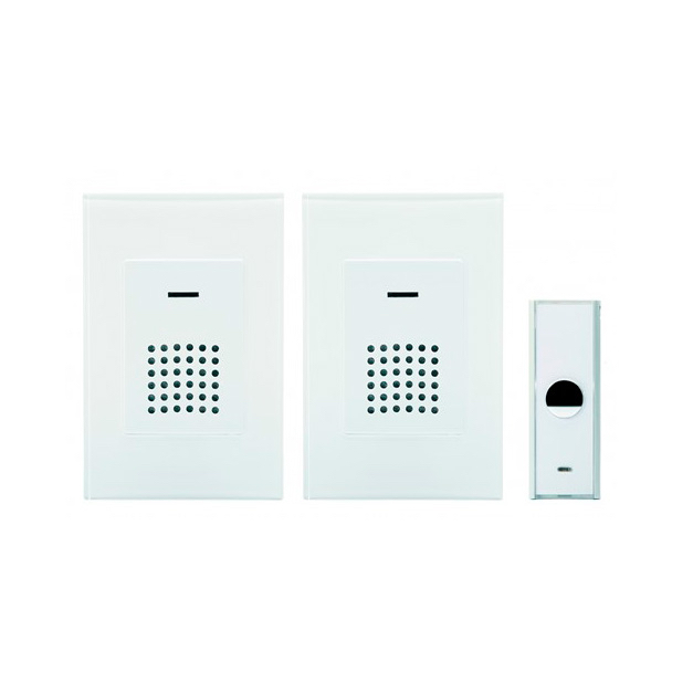 Trådløs ringeklokke med 2 modtagere - op til 50 m