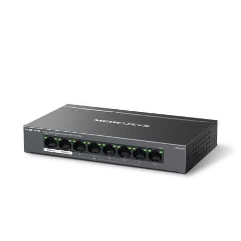 8-Port PoE+ Gigabit Switch – 65W