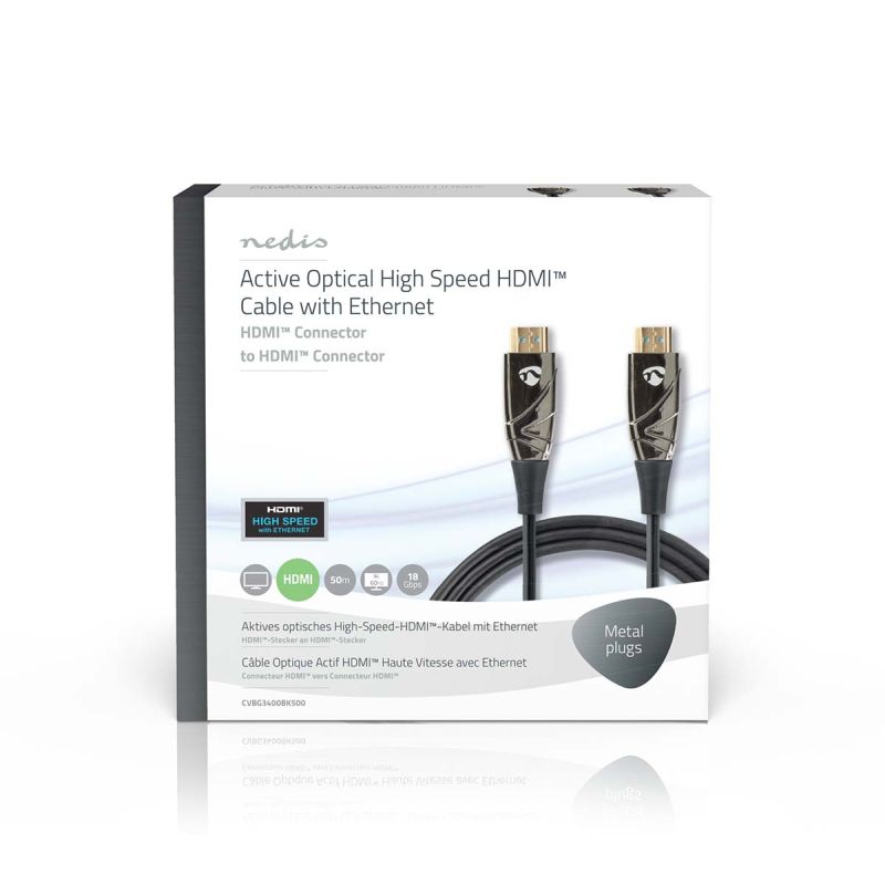 Aktiv Optisk High Speed ​​HDMI-kabel 50 meter