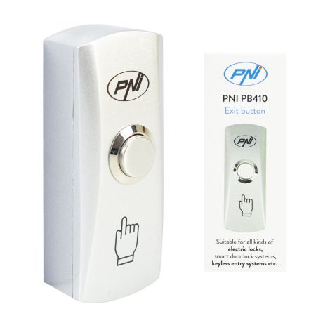 PNI PB410 adgangsknap – 12V, NO/COM
