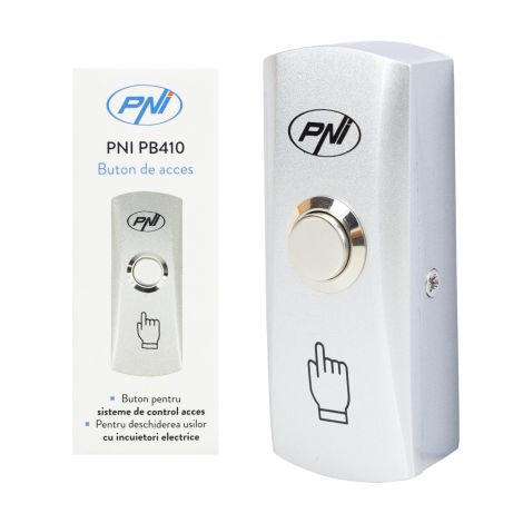 PNI PB410 adgangsknap – 12V, NO/COM