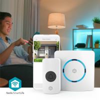 SmartLife trådløs dørklokke m. WiFi og Appstyring