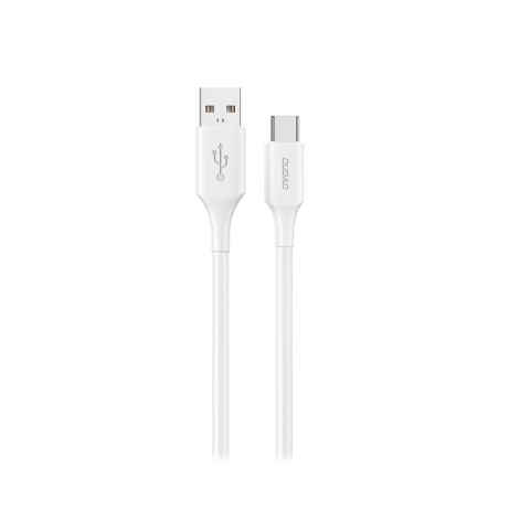 Dudao USB-A til USB-C Kabel 30W - 2 meter, hvid