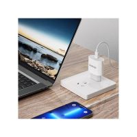 USB-C oplader 20W med Lightning-kabel – Hvid