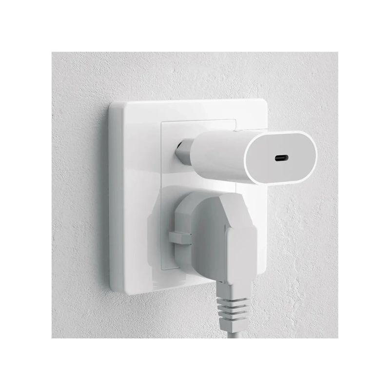 USB-C oplader 20W med Lightning-kabel – Hvid